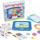 Spirograph Jr Bluey Toys - Toddler Arts and Crafts, Drawing Art Kit, Toddler Activities, Bluey Stickers, Drawing Pad, Jumbo Gears, Washable Markers, Unleash Your Child Inner Artist, Ages 3+