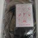 Short Blonde Bob Wig with Bangs Ombre Wig Short Blonde Wigs for Women 12 Inch Synthetic Wig Straight Highlights Wig Natural Hair Replacement Wigs for Holiday Cosplay Daliy Party Use