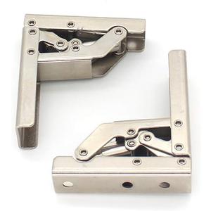 90 Degree Folding Door/Shelf Hinge Hidden Bracket Table Holder Furniture Parts(2pc)