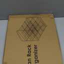 AIYAKA Can Rack Organizer, 3 Tier Stackable Can Storage Dispenser,for Food Storage, Kitchen or Pantry, Storage for 36 Cans, Black