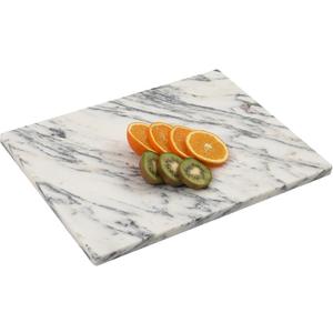 White Marble Cutting Board 12x16 Inch, Marble Board for Cheese Charcuterie