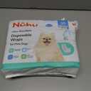 Nuby Pets Disposable Male Dog Wraps with Wetness Indicator, Absorbent & Leak-Resistant Belly Bands for Male Dogs, XSmall (613 Waist), 50 Count