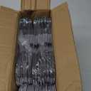 BAGAIL Plastic Hangers 50 Pack with Non-Slip Design,0.2 Inches Thick, 360Swivel Hook Space Saving Organizer for Bedroom Closet,Shirts,Pants(Grey- S Shaped) (Gray)