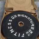 Fitvids 2-Inch Olympic Rubber Weight 1 Plate