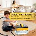 10S Fast Heating Heavy Duty Steam Cleaner 7 Adjustable Levels, 1.6 Quarts Tank, Continuous Spray, Natural Deep Cleaner, Portable Handheld Steamer with 15 Accessories for Home, Car, Tile (Yellow)