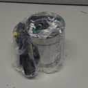 HealSmart 4'' Inline Booster Fan, 100 CFM Duct Fan for HVAC Ventilation, Bathroom, Basemen and Attics, Silver