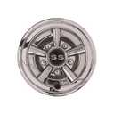 EZGO Chrome Painted Wheel Cover with SS Logo, 8-Inch