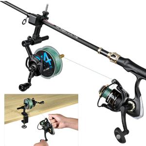 PLUSINNO Fishing Line Spooler with Unwinding Function, Versatile Spooling Station for Both Thick & Thin Rods, Works with Spinning & Cast Reels Without Line Twist