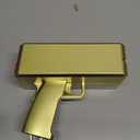 Sopu Make it Rain Money Gun Paper Playing Spary Prop Cash Gun Party Supplies (Metallic Gold)