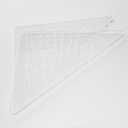 PIAOLGYI Triangle Shelf with Holes for RUDSTA,Replacement Shelf for IKEA RUDSTA,Triangular Acrylic Corner Shelves Extra Shelves with IKEA RUDSTA Glass Cabinet,15.5" x 13.38" (7mm)(2)