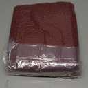 Sattiyrch Christmas Tree Skirt, 48 inches Luxury Cable Knit Knitted Thick Rustic Xmas Holiday Decoration, Burgundy