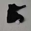 Motherhood Maternity Womens Soft Cotton Spandex Wrap Front Maternity & Nursing Sleep Bralette Bra S-3x (Black 1 Pack, Small)