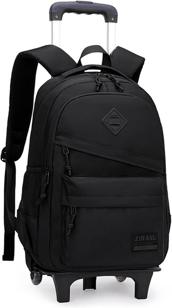 Rolling Backpack Elementary Backpack with Wheels for Kids, Boys Girls Roller Bag-2 Wheels