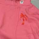 Y2K Hoodie Women Teen Girls Hibiscus Embroidered Pullover Hooded Top Cute Floral Preppy Hoodies Sweater Sweatshirts  Size S, Color E Rose