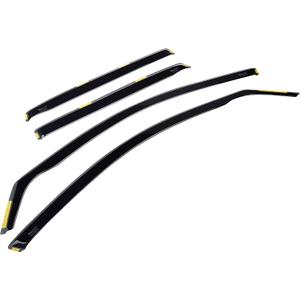 HEKO-17124 Front Rear Wind Deflectors Fits Honda Civic 2001-2005 5-Door Estate (4 Pieces)