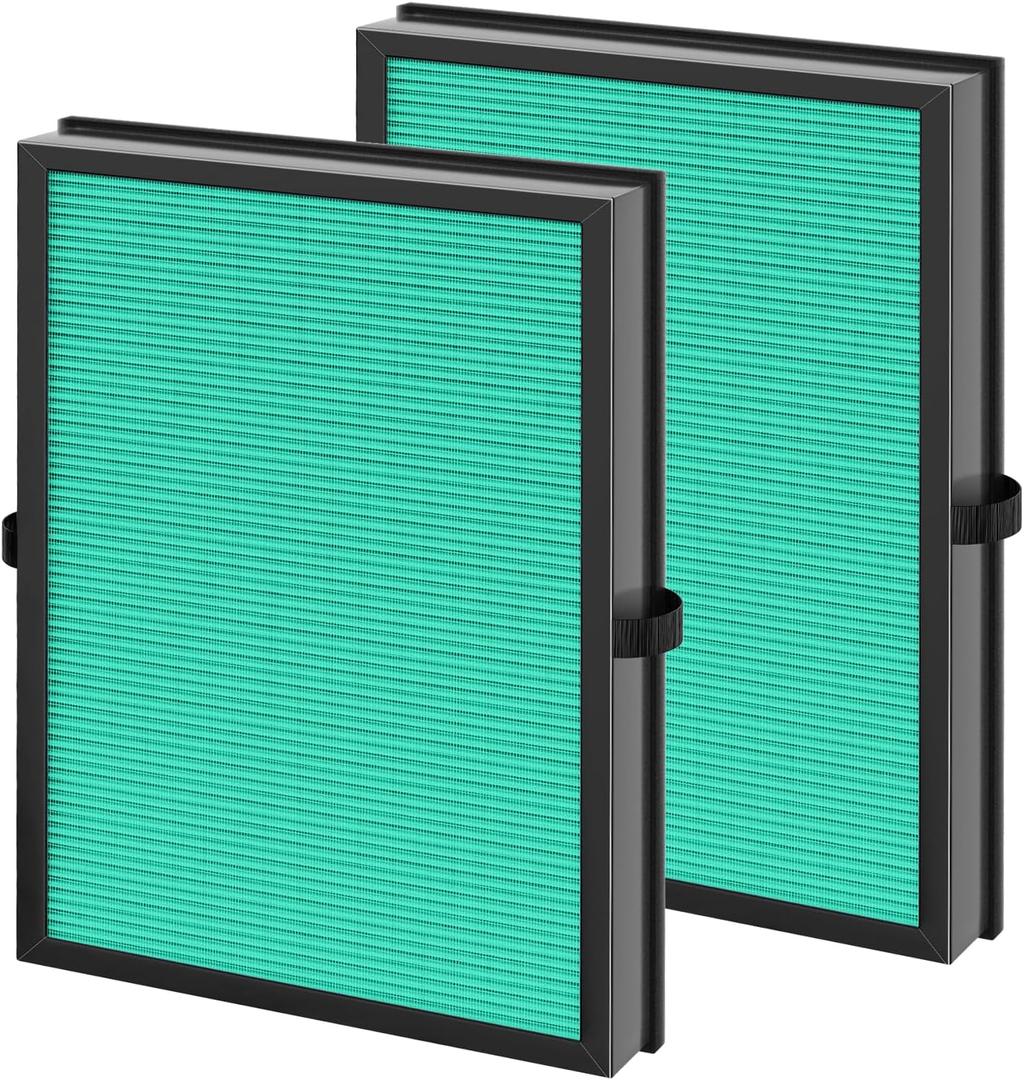 2 Pack MK-04 Air Fil-ter Replacement Compatible with MK-04 MG04JH Air Puri-fier, 4-in-1 High-Efficiency Pollen Pet Dander Hair HEPA Fil-ter Suitable- Pet Dander Version