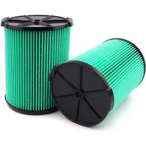 2 Pack VF6000 Filter for Ridgid Wet Dry Vac 5-20 Gallon, HEPA Replacement Shop Vac Filter, Compatible with WD5500 WD0671 WD6425 WD7000 WD1280 WD1851 WD1680 WD1956 (2 pack VF6000)