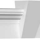 Endurathane Traditional Crosshead w/Flat Keystone, 34" Bottom Width x 37 1/2" Top Width x 6"H x 1"P, Factory Primed, 34-in. W