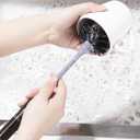 Long Handle Bottle Brush, Bottle Brush Cleaner with Dual Function Bristles for Water Bottles, Glasswares, Mugs, Thermoses, Baby Bottles, Blue 3 PCS