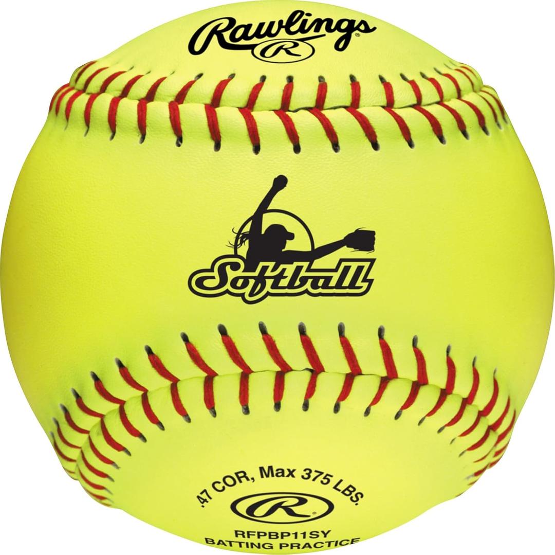 Rawlings | Batting Practice Softballs | 11" & 12" Options |  Count Options, 1 Pieces