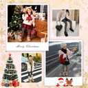 Fleece Lined Tights Sheer Girls, Kids Fake Translucent Warm Thermal Thick Leggings Pantyhose Pants for Winter (Black)