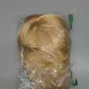 Funny Dog Cat Cosplay Wig for Halloween, Christmas, Parties, Festivals - Pet Wigs for Small, Medium and Large Dogs (Long Blonde Curly Hair)