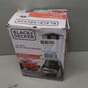 BLACK+DECKER Countertop Blender with 6-Cup Glass Jar, 10-Speed Settings, Black, BL2010BG