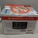 Gourmia French Door Air Fryer  25 Qt Large Capacity Convection Oven, Fryforce 360, Digital Display with 17 Cooking Presets, Bake, Toast, Roast, Dehydrate, Fits 12 Pizza (Black)