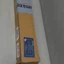 Joydeco Cordless Zebra Blinds for Windows, Dual Layer Light Control Window Blinds with Light-Proof Aluminum Cover, Free-Stop Roller Shades for Home & Office (White, 22" W x 75" H)