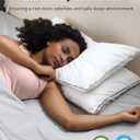 SKG Feather Adjustable Cervical Neck Bed Pillows for Sleeping, Innovative Two-Layer Ergonomic Neck Pillow with Adjustable Pillow Raiser for Side & Back Sleepers