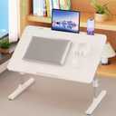 Adjustable Lap Desk, Foldable Laptop Desk for Bed, X-Large Lap Table