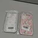 EYZUTAK for iPhone 16 Case Bow Heart Case, Bling Glitter Rhinestone Phone Cover with Luxury Sparkly Diamonds Edge Shiny Glossy Anti-Scratch Clear TPU Shockproof Bumper Cover for Women Girls-Blue Bow 2 Pack