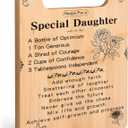 Recipe for a Special Daughter Natural Bamboo Cutting Board | Perfect Daughter Birthday, Wedding, Mother's Day Gift From Parents | Unique Kitchenware Gift for Daughter