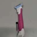 Schick Hydro Silk TrimStyle Razor with Bikini Trimmer for Women | 2-in-1 Bikini Razor for Women and Womens Trimmer for Pubic Hair, Includes 1 Waterproof Handle, 3 Refills & 1 AAA Battery