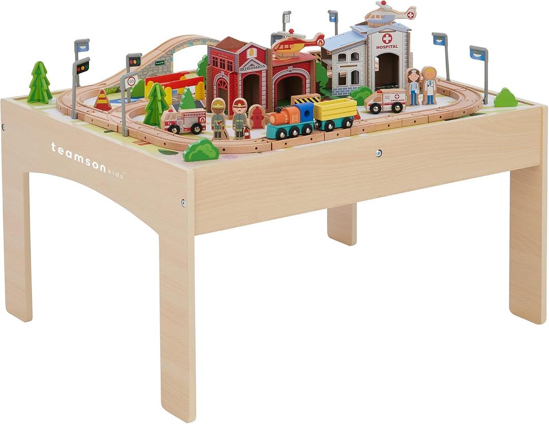 Teamson Kids Train Table Set, 29 x 24 x 15in