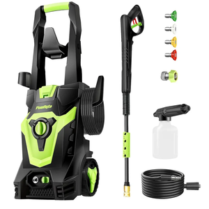 Pressure Washer, Foam Cannon, 4 Different Pressure Tips, Power Washer for Cars/Fences/Driveways/Home/Patios