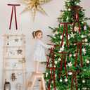 24 Pcs Christmas Velvet Bows, 16 x 6 Inch Velvet Christmas Wreath Bows Rustic Crafts for Xmas Home Decor Wedding (24 Pcs Wine Red, 16" x 6", Width of 1")