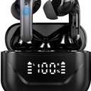 A17 Pro Wireless Earbuds, Bluetooth 5.4, Headphones Deep Bass Stereo Sound, ANC and ENC Noise Cancelling Mic, LED Digital display, Water and Dust Resistant, Touch Control