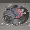 60PCS Record Paper Placemats Disposable 13.7 Inch Rock and Roll Vinyl Record Place Mats Vintage Musical Theme Round Table Mats for Dinner Table Decor Birthday 50s Theme Rock Music Party Supplies