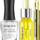 2 x Gel Polish Remover, Gel Remover 0.5 Fl Oz,Cuticle Oil 0.33 Fl Oz
