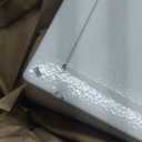 BlackSmith Home Safe Box 1.5 Cub Quick Access Biometric Safe with LCD Display, Fireproof Bag Digital Security Lock Box Secure Money Jewelry Documents for Office Hotel, White