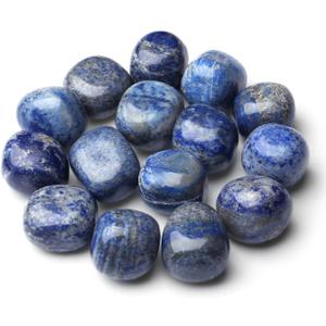 MAIBAOTA Lapis Lazuli Natural Crystals Bulk Polished Tumbled Stones Energy Balance Crystal Gemstones Vase Filler Decorative Stones Quartz Crystals