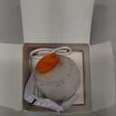 Xeuch Light Up Dog Balls, LED Dog Toy Ball Rechargeable, Bounce-Activated Durable Fetch Ball Grow in The Dark, Night Glowing Toy, Natural Rubber, Color Changing LED, 2.5 inches-Orange