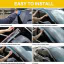 Side Window Visor Vent Deflectors Rain Guards Designed for Toyota Camry 2018 2019 2020 2021 2022 2023 XV70 for All Trims L LE SE XLE XSE Hybrid 94311