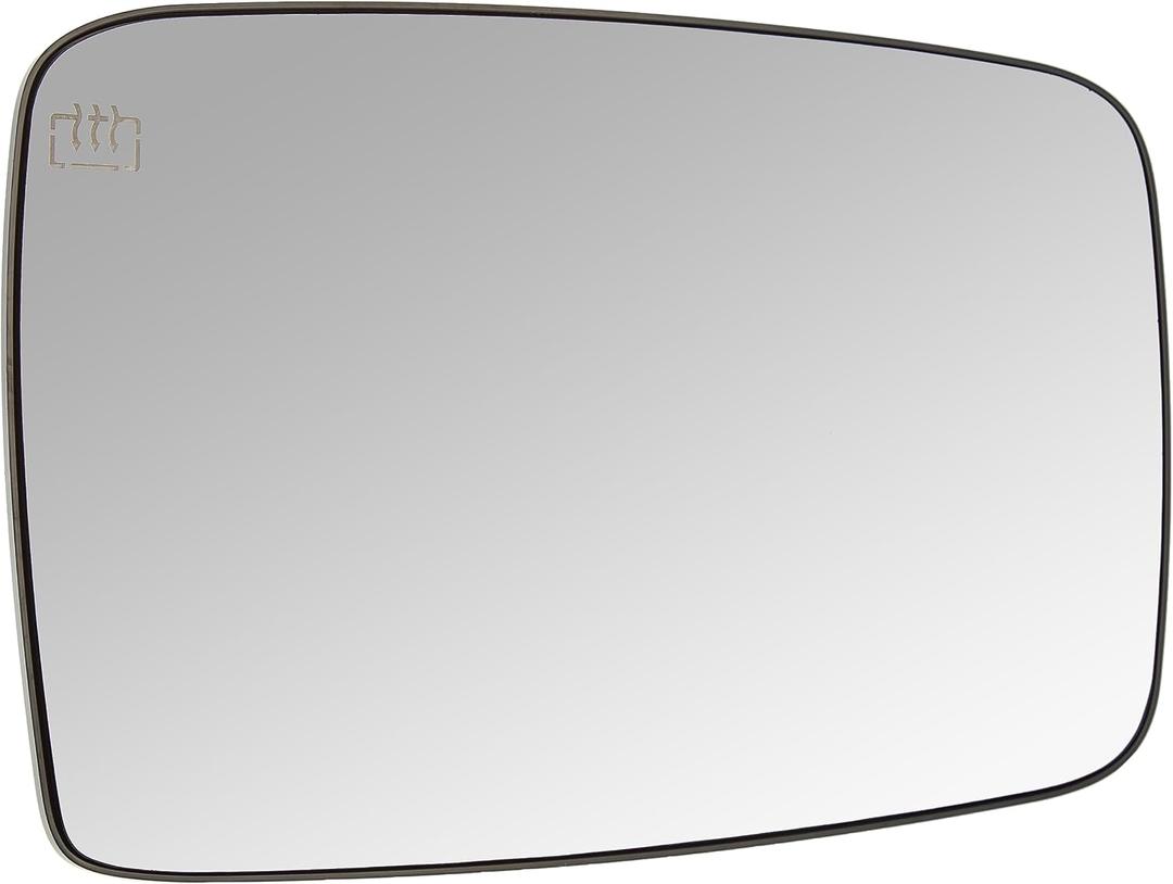 Fit System 33244 Driver Side Heated Mirror Glass w/Backing Plate, Dodge Ram Pick-Up 1500, Ram Pick-Up 2500, 3500, 6 3/8" x 9" x 10" (w/o Towing pkg, w/o auto dimming)