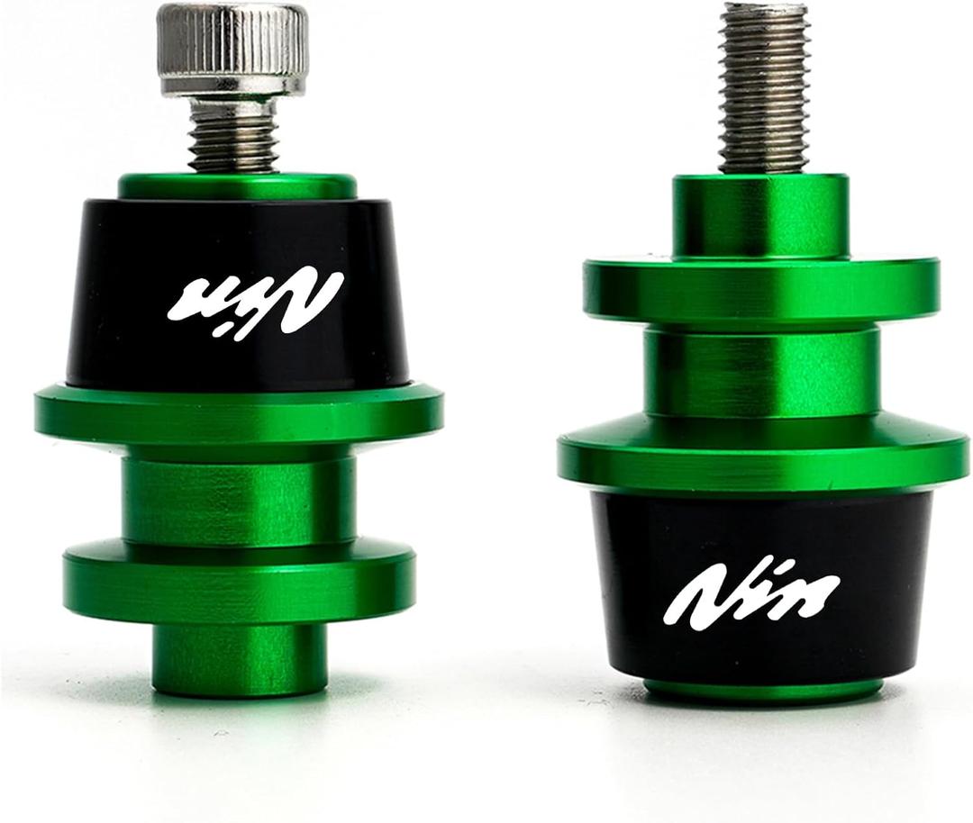 Compatible with Ninja 650 Ninja 400 2026 ninja 500 SE NINJA 1100SX 1000 SX 2017-2024 2025 2026 ZX6R ZX-10R ZX4RR ZH2 CNC Motorcycle Swingarm Spool Slider Stand Screws