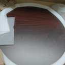Flash Furniture Glenbrook 24" Round Table Top with Black or Mahogany Reversible Laminate Top