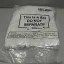 Leelosp 100 Pieces Gauze Mask Large Precut Gauze Face Masks Soft Pads White Net Natural Spa Skin Paper Sheet for Home Beauty Salon DIY Mesh Face Care Beauty Salons