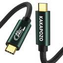 3.3FT USB 4 Cable for Thunderbolt 4 Cable 40Gbps Data Transfer, 240W Charging Support 8K/4K@60Hz USB C Monitor Cable for MacBook, SSD, iPhone 17/16/15, Docking, eGPU, Screen, Display, Carplay