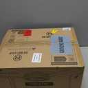 LEDIARY Caged Ceiling Fan with Light and Remote, 20in Small Low Profile Ceiling Fans with Lights, 6 Speed Farmhouse Flush Mount Ceiling Fan for Bedroom, Kitchen, Living Room-White and Gold